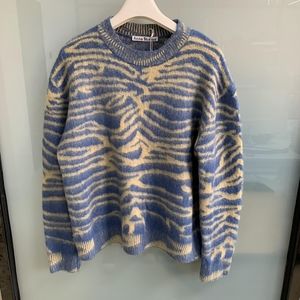 Acne Studios blue mohair chic sweater